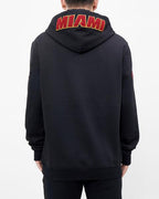 NBA MIAMI HEAT CLASSIC CHENILLE MEN'S PULLOVER HOODIE (BLACK)