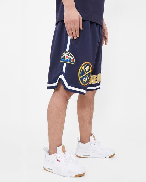 NBA DENVER NUGGETS CLASSIC CHENILLE MEN'S SHORT (MIDNIGHT NAVY)