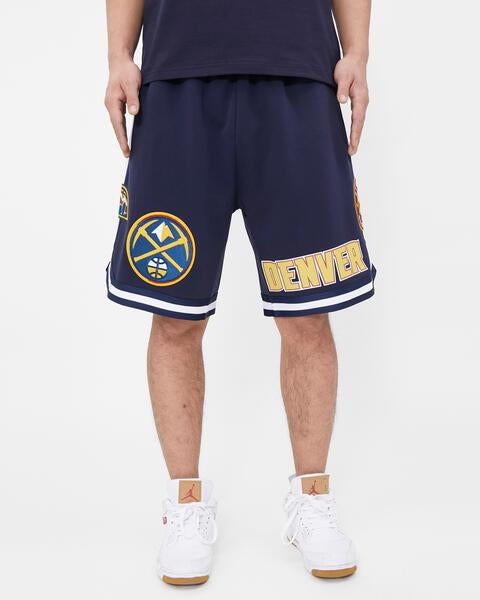 NBA DENVER NUGGETS CLASSIC CHENILLE MEN'S SHORT (MIDNIGHT NAVY)