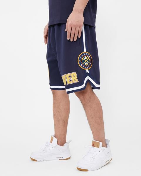 NBA DENVER NUGGETS CLASSIC CHENILLE MEN'S SHORT (MIDNIGHT NAVY)