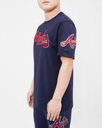 MLB ATLANTA BRAVES CLASSIC CHENILLE MEN'S TOP (MIDNIGHT NAVY)