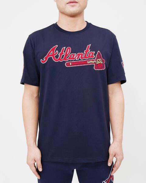 MLB ATLANTA BRAVES CLASSIC CHENILLE MEN'S TOP (MIDNIGHT NAVY)