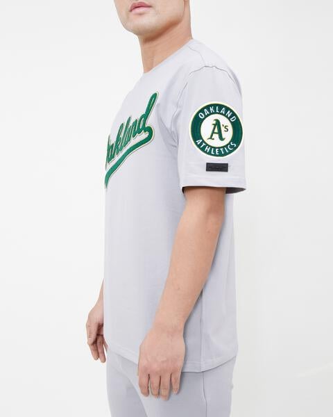 MLB OAKLAND ATHLETICS CLASSIC CHENILLE MEN'S TOP (GRAY)