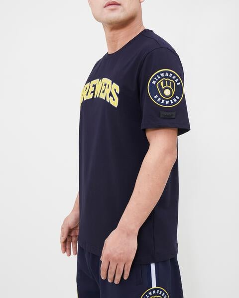 MLB MILWAUKEE BREWERS CLASSIC CHENILLE MEN'S TOP (MIDNIGHT NAVY)