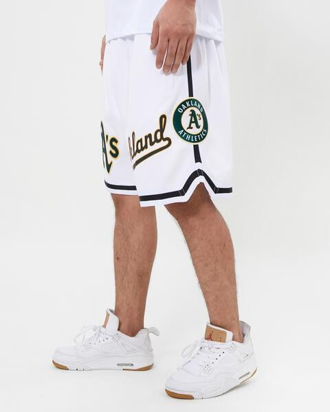 MLB OAKLAND ATHLETICS LOGO PRO TEAM MEN'S SHORT (WHITE)