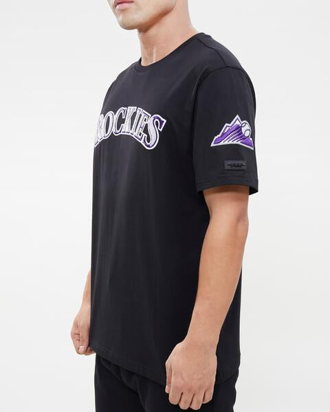 MLB COLORADO ROCKIES CLASSIC CHENILLE MEN'S TOP (BLACK)