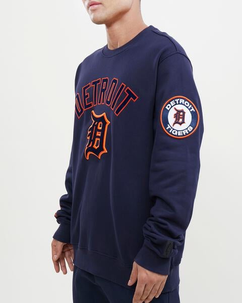 MLB DETROIT TIGERS CLASSIC MEN'S CREWNECK (MIDNIGHT NAVY)