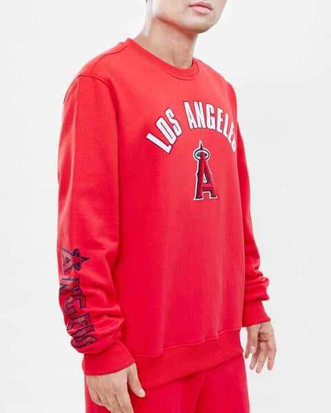 MLB LOS ANGELES ANGELS CLASSIC MEN'S CREWNECK (RED)
