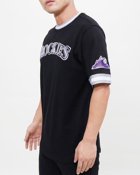 MLB COLORADO ROCKIES CLASSIC CHENILLE MEN'S TOP (BLACK)