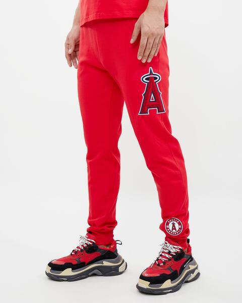 MLB LOS ANGELES ANGELS CLASSIC CHENILLE MEN'S JOGGER (RED)