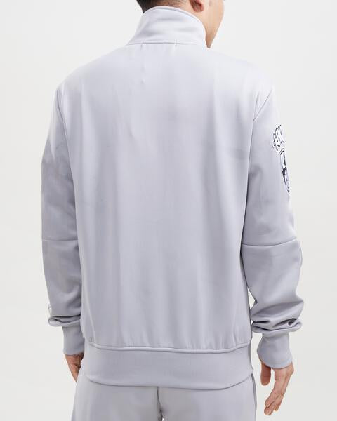 NBA BROOKLYN NETS CLASSIC MEN'S TRACK JACKET (GRAY)