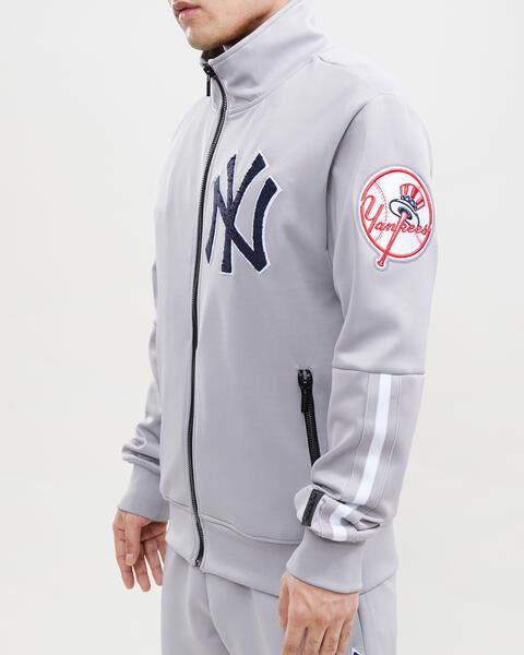 MLB NEW YORK YANKEES CLASSIC VESTE D'ENTRAÎNEMENT POUR HOMME (GRIS)