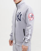 MLB NEW YORK YANKEES CLASSIC VESTE D'ENTRAÎNEMENT POUR HOMME (GRIS)