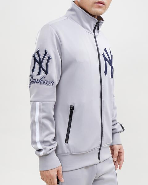 MLB NEW YORK YANKEES CLASSIC VESTE D'ENTRAÎNEMENT POUR HOMME (GRIS)