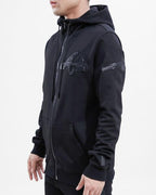 MLB ATLANTA BRAVES TRIPLE BLACK ZIPPER HOODIE  (BLACK)