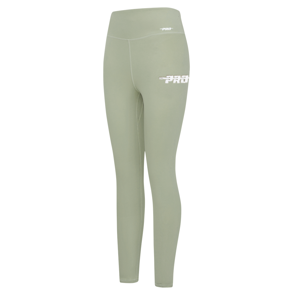 PRO STANDARD CLASSIC CHENILLE WHT LOGO WOMEN'S JERSEY LEGGING (MOSS)