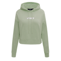 PRO STANDARD CLASSIC CHENILLE WHT LOGO WOMEN'S FLC CROPPED PO HOODIE (MOSS)