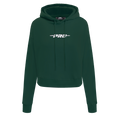 PRO STANDARD CLASSIC CHENILLE WHT LOGO WOMEN'S FLC CROPPED PO HOODIE (FOREST GREEN)