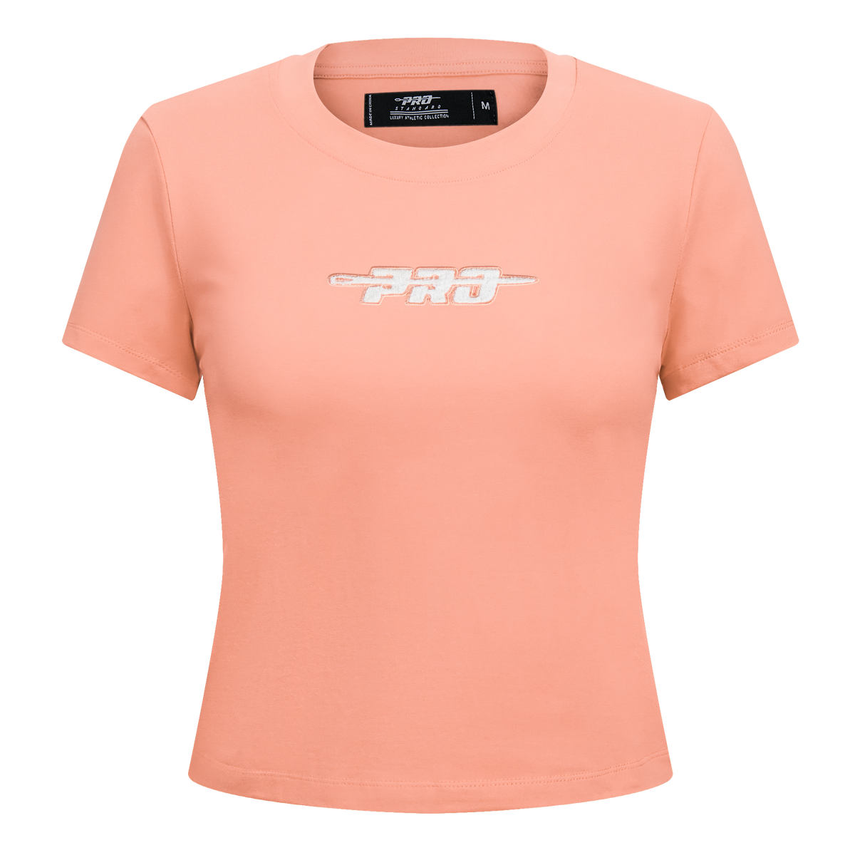 PRO STANDARD CLASSIC CHENILLE T-SHIRT BABY DOLL À LOGO BLANC POUR FEMME (GOYAVE)