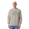 NFL MIAMI DOLPHINS NEUTRAL MEN'S DROP SHOULDER FLC CREWNECK (TAUPE)