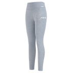 PRO STANDARD CLASSIC CHENILLE LEGGING EN JERSEY À LOGO BLANC POUR FEMME (GRIS CHINÉ FONCÉ)