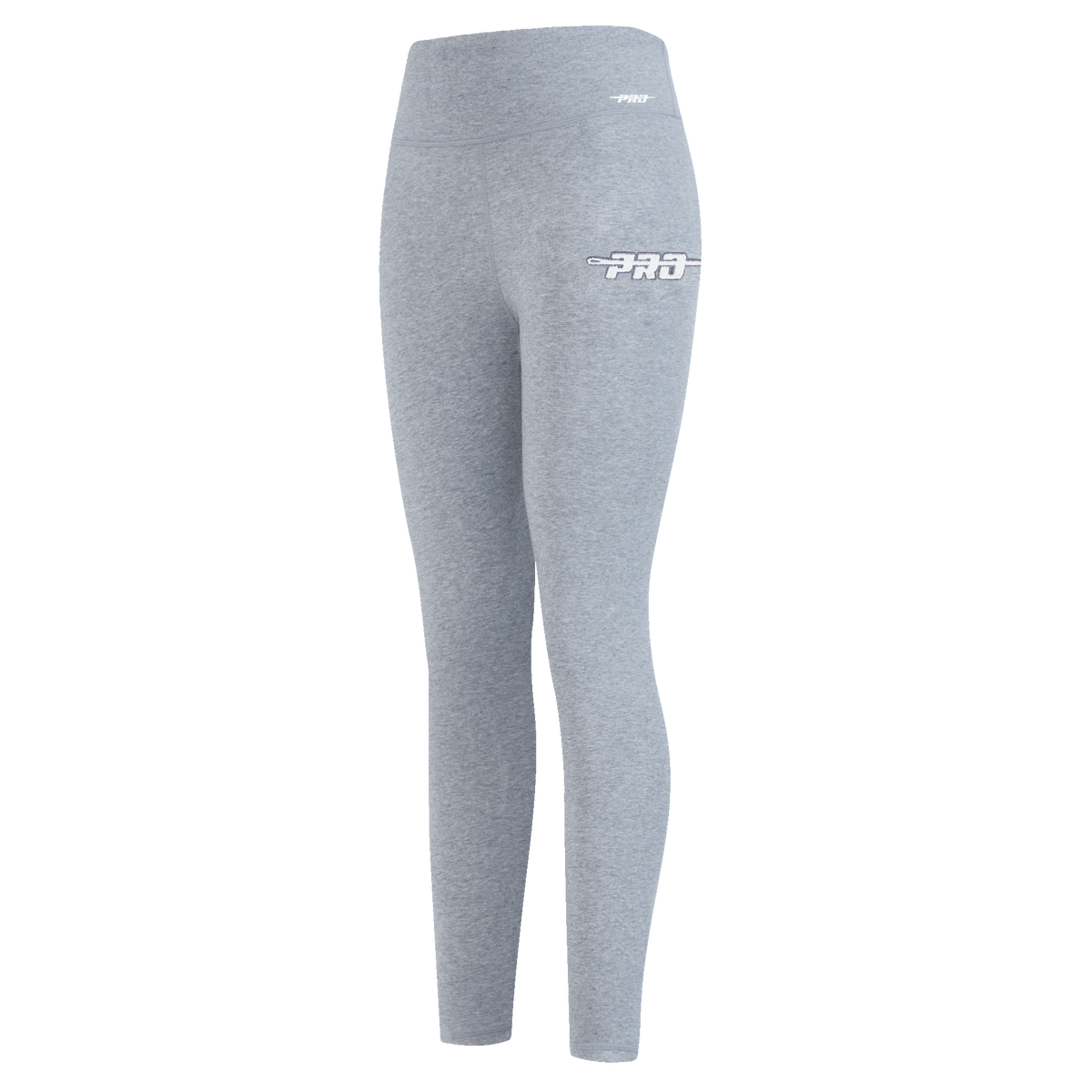 PRO STANDARD CLASSIC CHENILLE LEGGING EN JERSEY À LOGO BLANC POUR FEMME (GRIS CHINÉ FONCÉ)