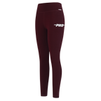 PRO STANDARD CLASSIC CHENILLE WHT LOGO WOMEN'S JERSEY LEGGING (WINE)