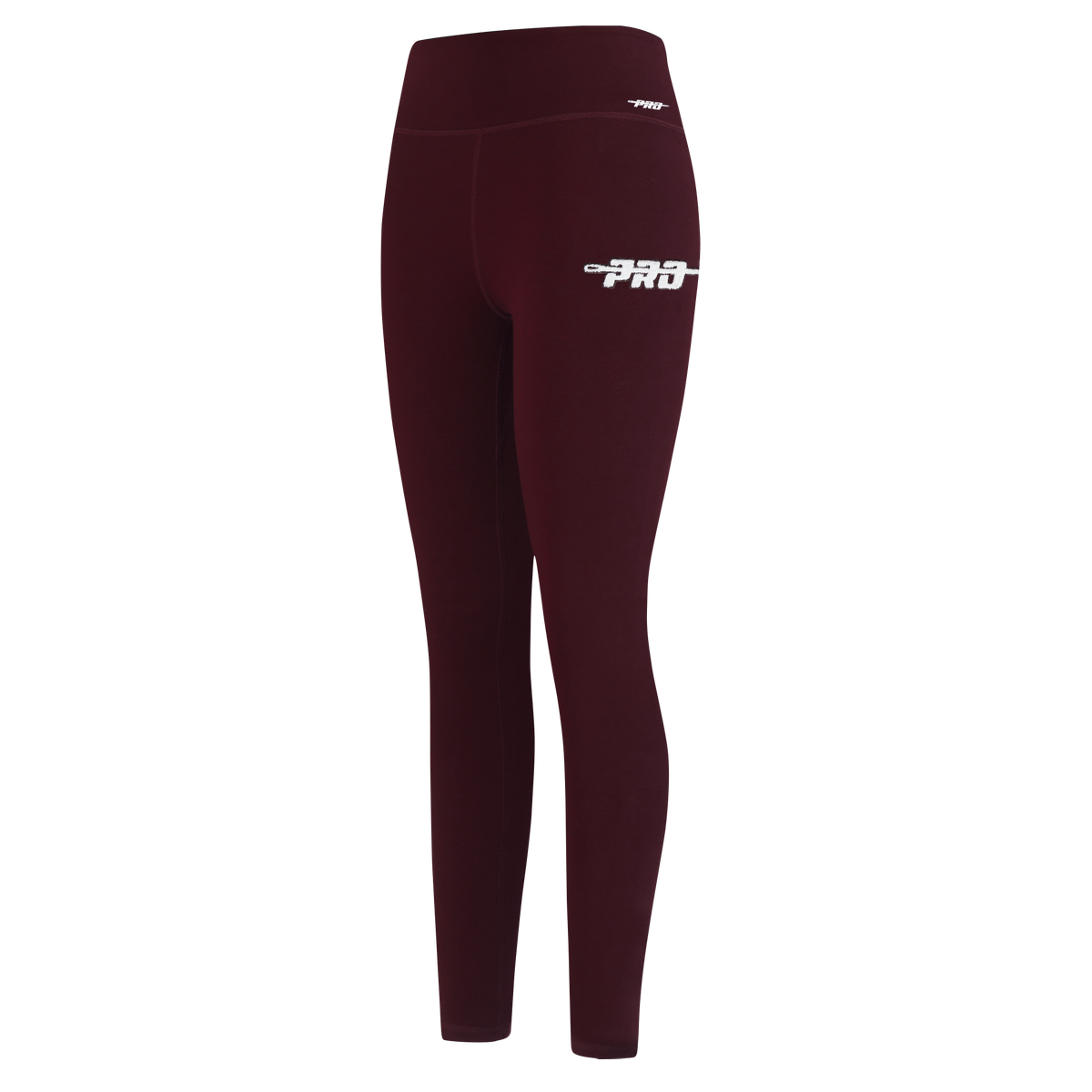 PRO STANDARD CLASSIC CHENILLE LEGGING EN JERSEY À LOGO BLANC POUR FEMME (LIE-DE-VIN)