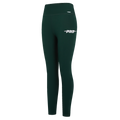 PRO STANDARD CLASSIC CHENILLE WHT LOGO WOMEN'S JERSEY LEGGING (FOREST GREEN)