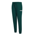 PRO STANDARD CLASSIC CHENILLE PANTALON OUATÉ EN MOLLETON À LOGO BLANC POUR FEMME (VERT FORÊT)