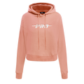 PRO STANDARD CLASSIC CHENILLE WHT LOGO WOMEN'S FLC CROPPED PO HOODIE (GUAVA)