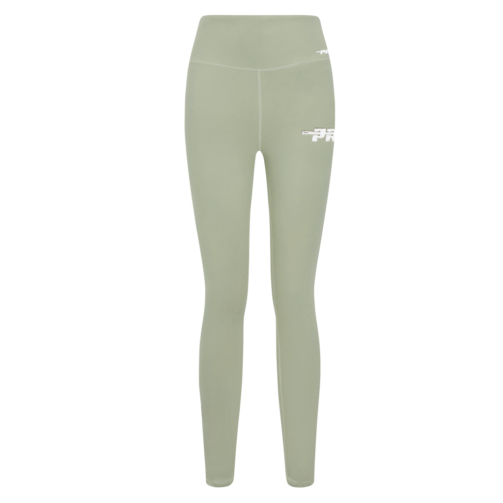 PRO STANDARD CLASSIC CHENILLE WHT LOGO WOMEN'S JERSEY LEGGING (MOSS)
