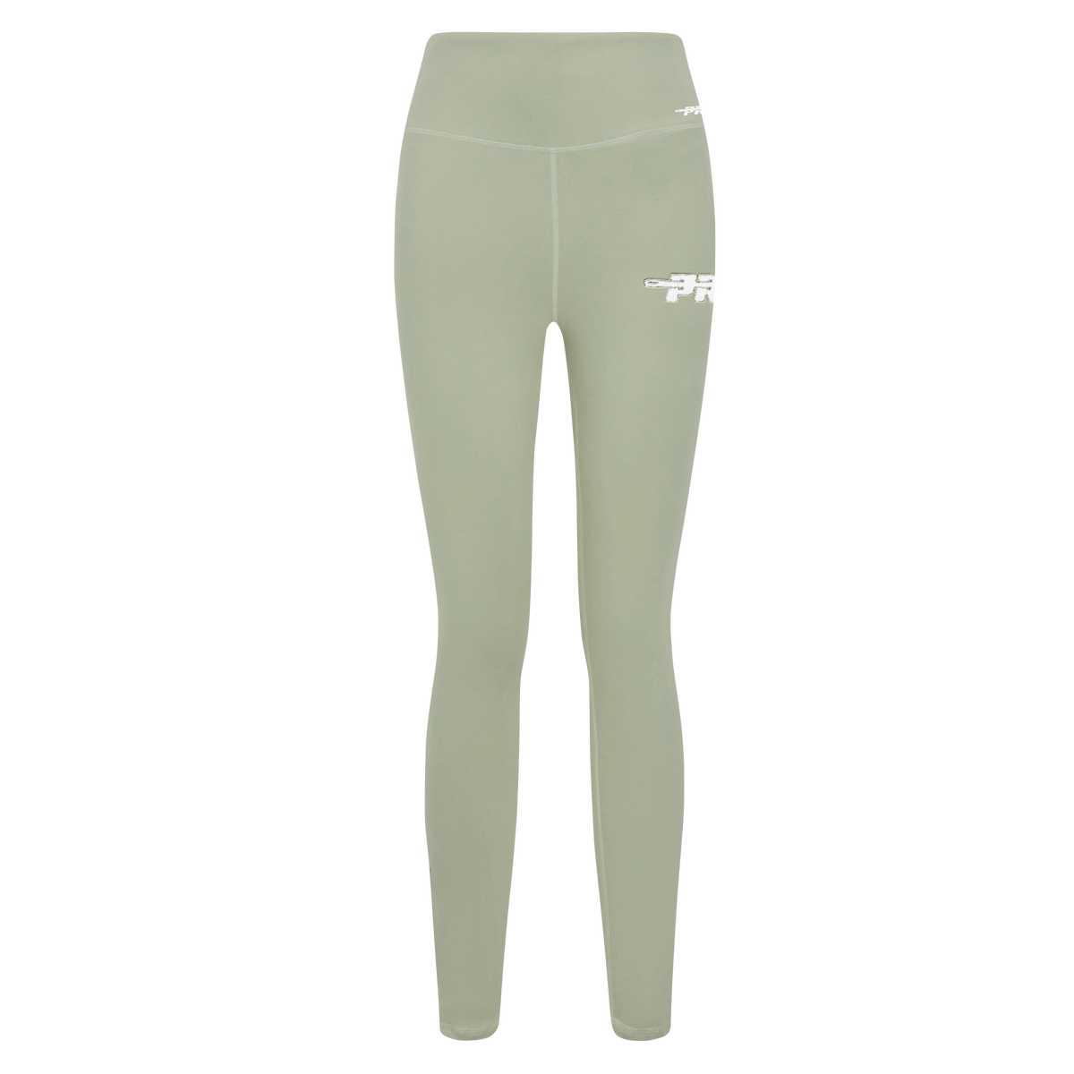 PRO STANDARD CLASSIC CHENILLE LEGGING EN JERSEY À LOGO BLANC POUR FEMME (VERT MOUSSE)