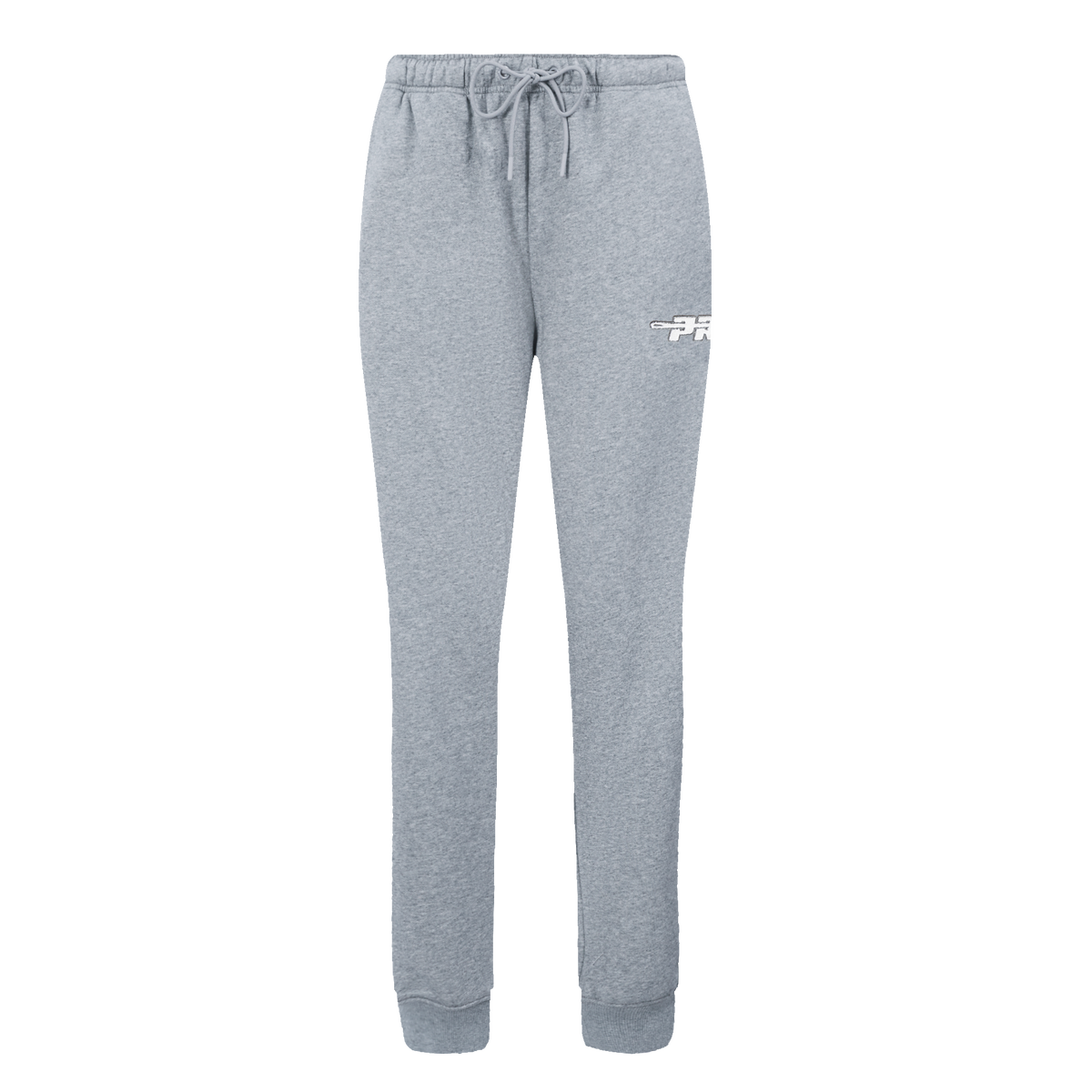 PRO STANDARD CLASSIC CHENILLE PANTALON OUATÉ EN MOLLETON À LOGO BLANC POUR FEMME (GRIS CHINÉ FONCÉ)