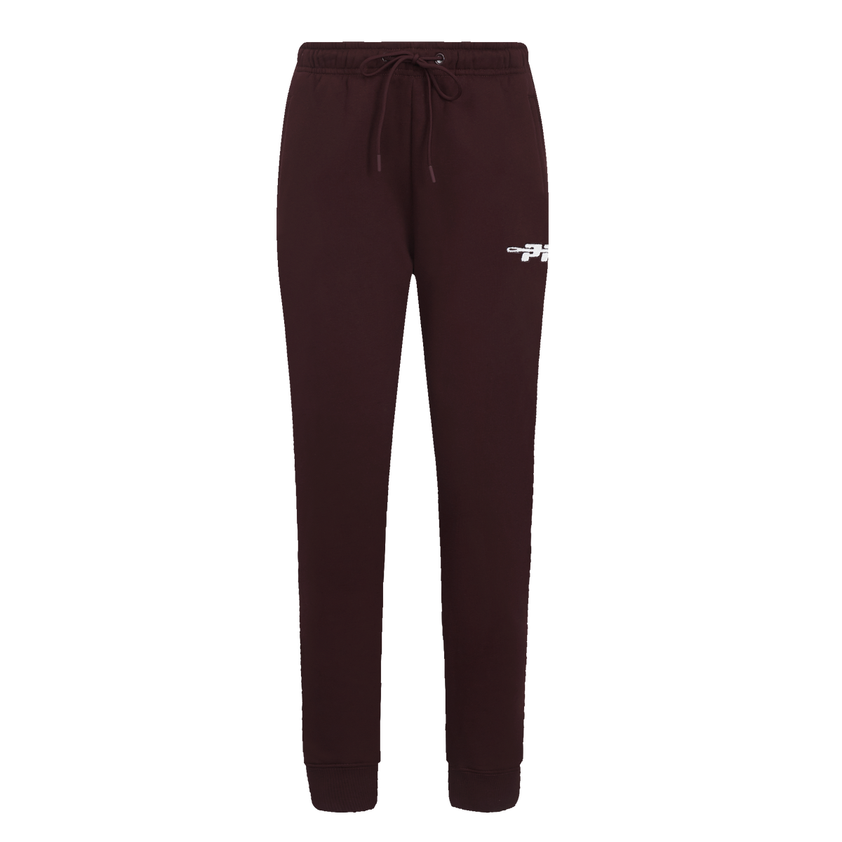 PRO STANDARD CLASSIC CHENILLE PANTALON OUATÉ EN MOLLETON À LOGO BLANC POUR FEMME (LIE-DE-VIN)