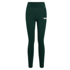 PRO STANDARD CLASSIC CHENILLE WHT LOGO WOMEN'S JERSEY LEGGING (FOREST GREEN)