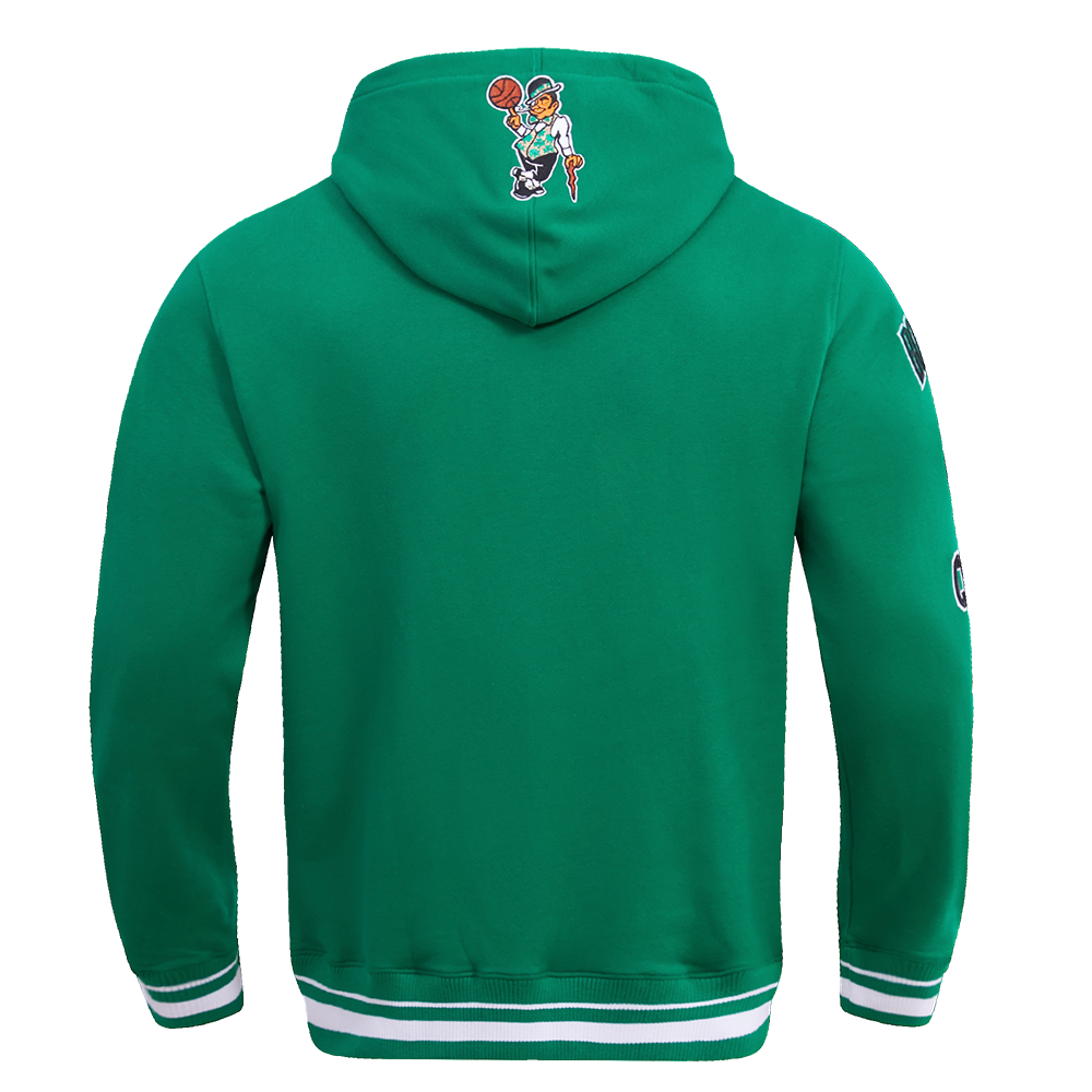 NBA BOSTON CELTICS RETRO CLASSIC MEN'S PULLOVER HOODIE (KELLY GREEN)
