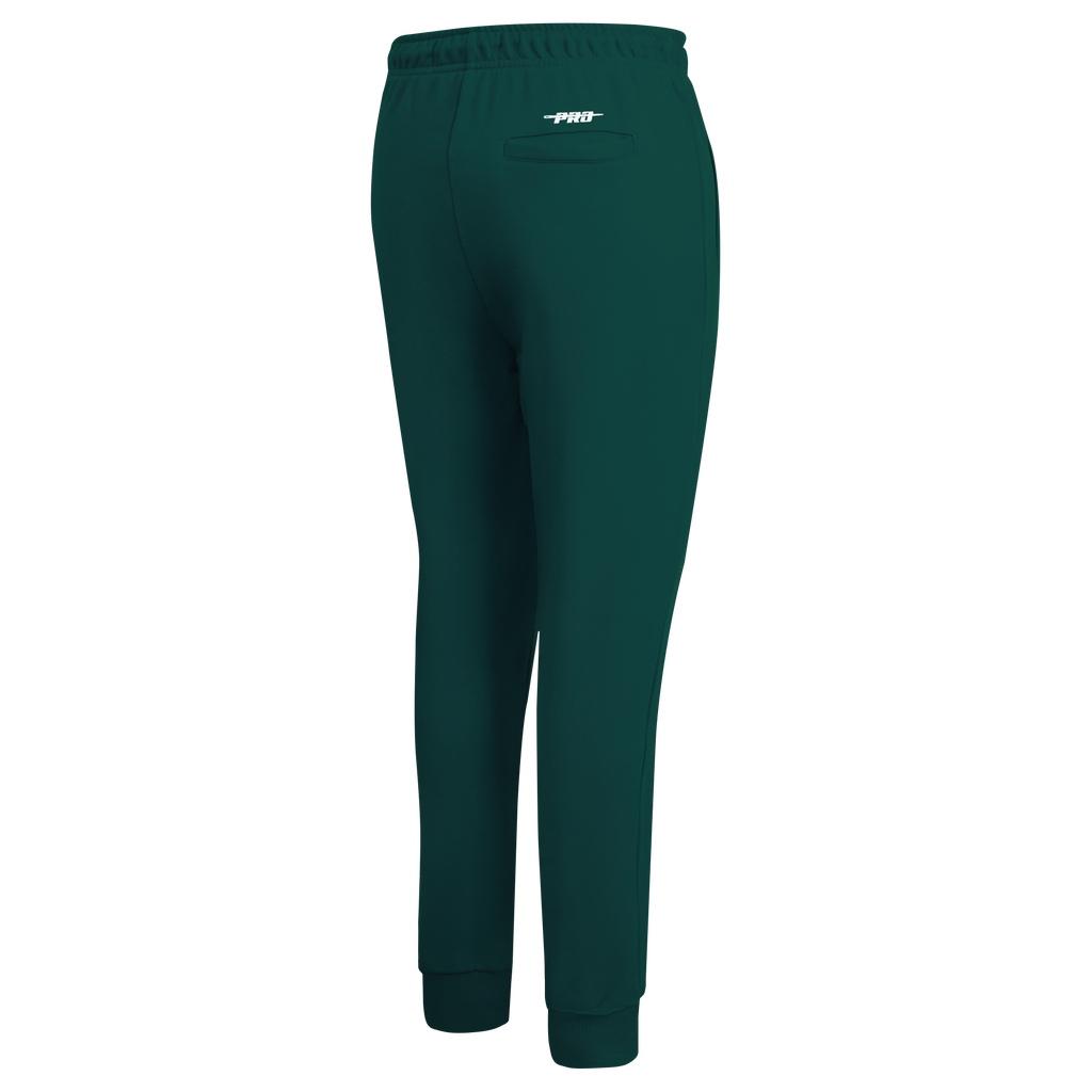 PRO STANDARD CLASSIC CHENILLE PANTALON OUATÉ EN MOLLETON À LOGO BLANC POUR FEMME (VERT FORÊT)