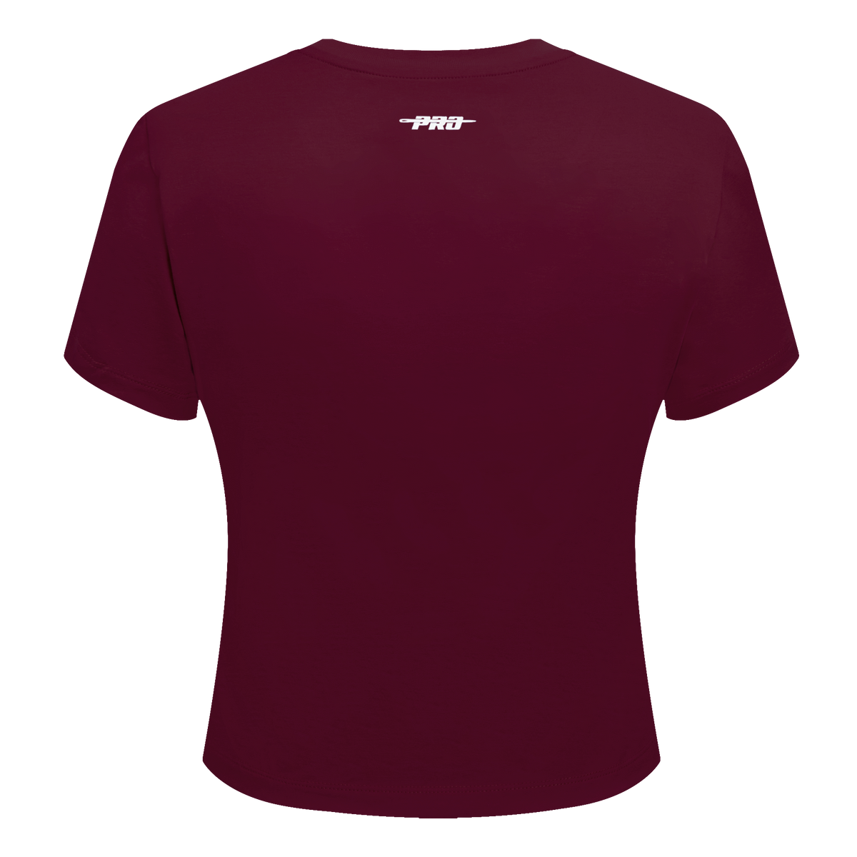PRO STANDARD CLASSIC CHENILLE T-SHIRT BABY DOLL À LOGO BLANC POUR FEMME (LIE-DE-VIN)