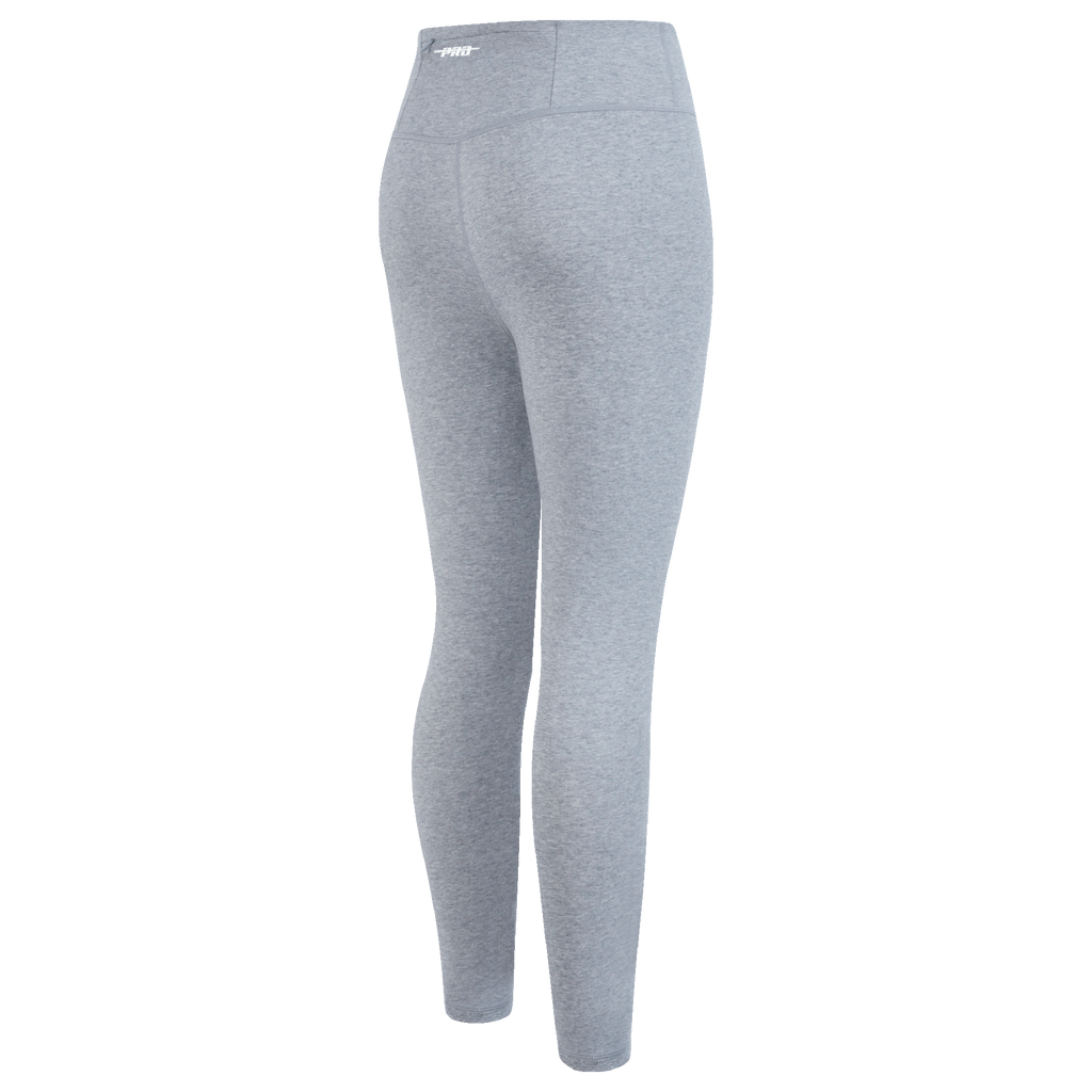 PRO STANDARD CLASSIC CHENILLE LEGGING EN JERSEY À LOGO BLANC POUR FEMME (GRIS CHINÉ FONCÉ)