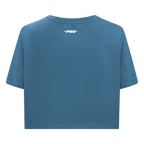 PRO STANDARD CLASSIC CHENILLE WHT LOGO WOMEN'S SJ BOXY TEE (STEEL BLUE)