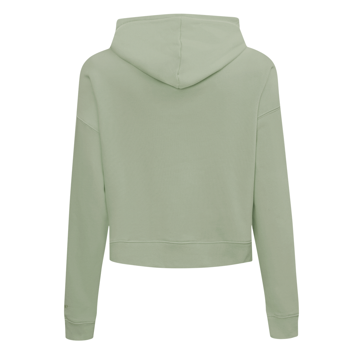 PRO STANDARD CLASSIC CHENILLE WHT LOGO WOMEN'S FLC CROPPED PO HOODIE (MOSS)