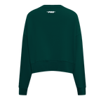 PRO STANDARD CLASSIC CHENILLE WHT LOGO WOMEN'S FLC CREWNECK (FOREST GREEN)