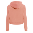 PRO STANDARD CLASSIC CHENILLE WHT LOGO WOMEN'S FLC CROPPED PO HOODIE (GUAVA)