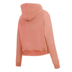 PRO STANDARD CLASSIC CHENILLE WHT LOGO WOMEN'S FLC CROPPED PO HOODIE (GUAVA)