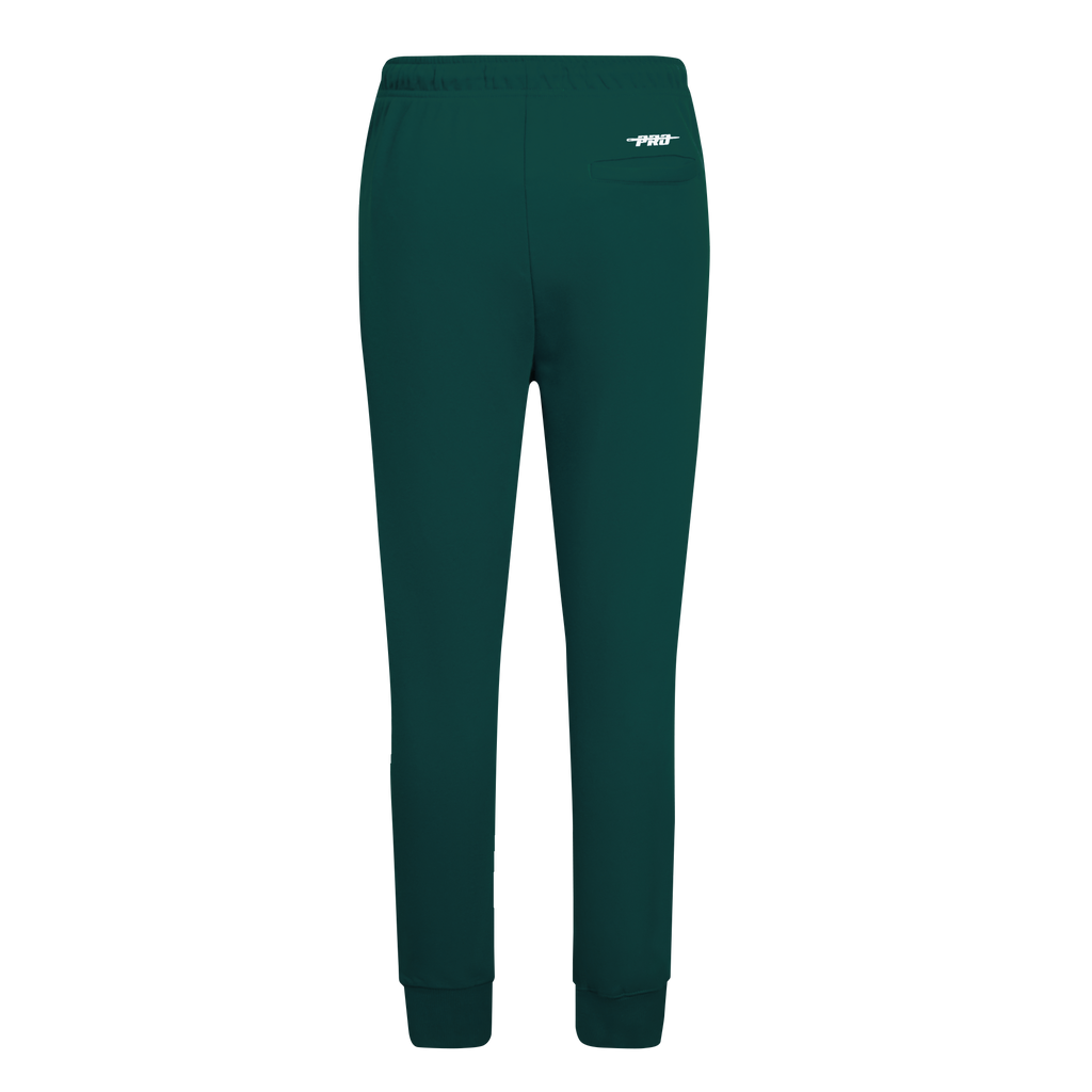 PRO STANDARD CLASSIC CHENILLE PANTALON OUATÉ EN MOLLETON À LOGO BLANC POUR FEMME (VERT FORÊT)