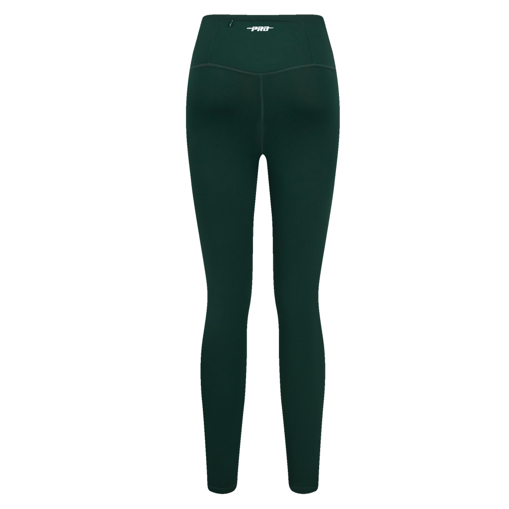 PRO STANDARD CLASSIC CHENILLE WHT LOGO WOMEN'S JERSEY LEGGING (FOREST GREEN)