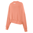 PRO STANDARD CLASSIC CHENILLE CHANDAIL À COL ROND EN MOLLETON À LOGO BLANC POUR FEMME (GOYAVE)