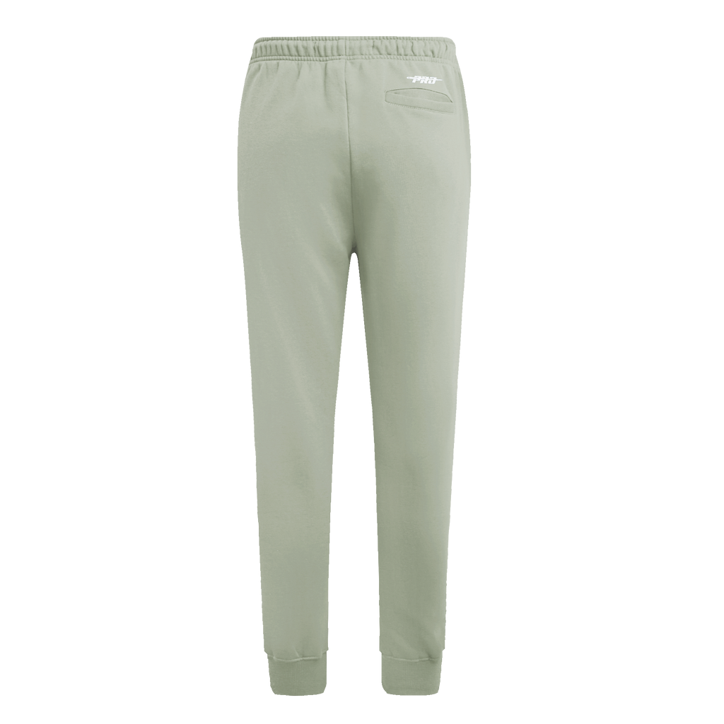 PRO STANDARD CLASSIC CHENILLE PANTALON OUATÉ EN MOLLETON À LOGO BLANC POUR FEMME (VERT MOUSSE)