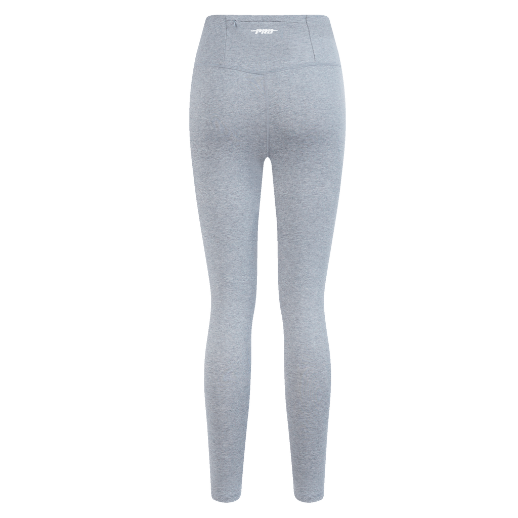 PRO STANDARD CLASSIC CHENILLE LEGGING EN JERSEY À LOGO BLANC POUR FEMME (GRIS CHINÉ FONCÉ)